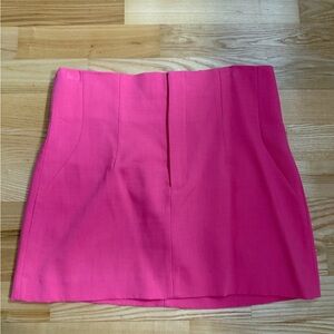 High-Waist Pink Mini Skirt ZARA PINK LARGE
